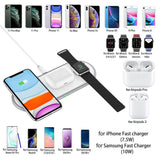 Station de Charge Sans Fil 3-en-1