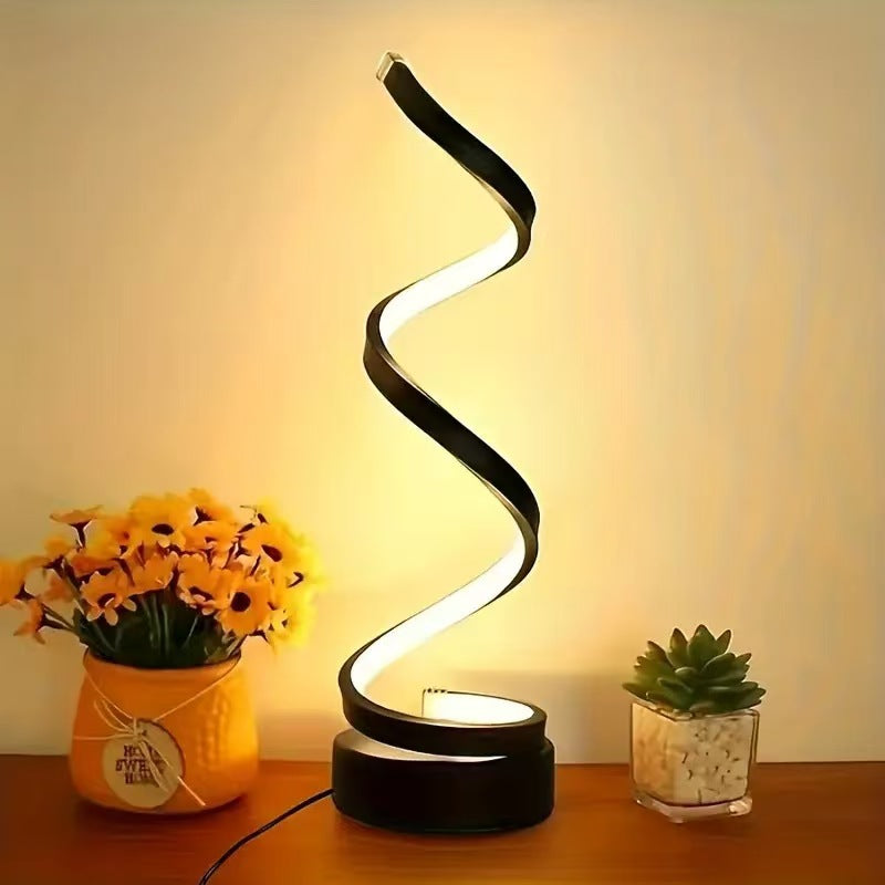 Lampe LED Spirale Bureau USB